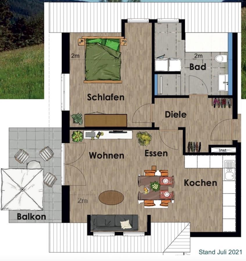 Adlerhorst Appartement Baiersbronn Buitenkant foto